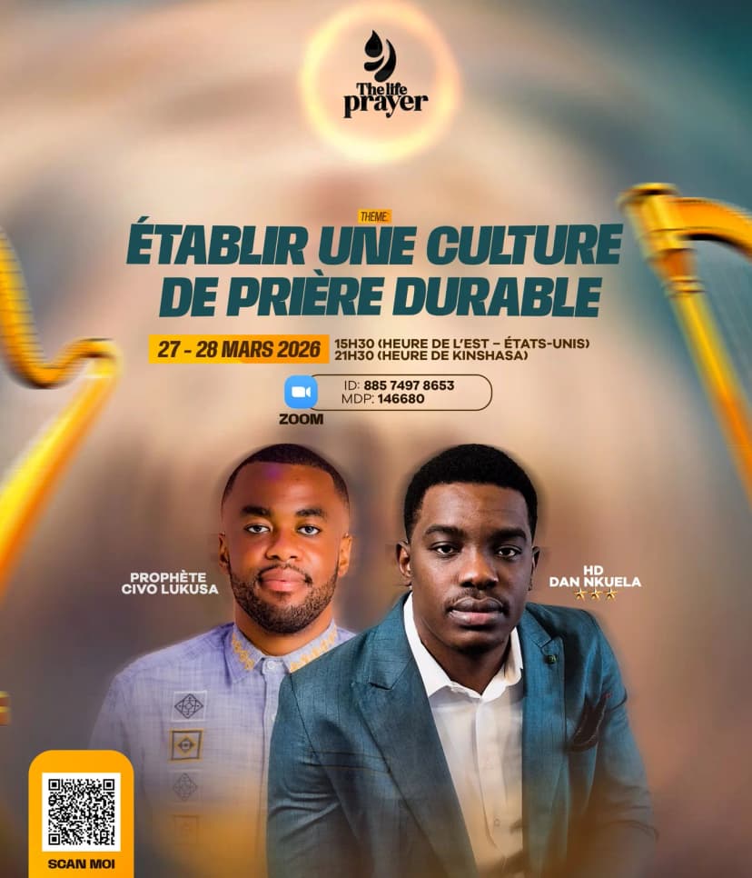 Affiche : Établir une culture de prière durable
